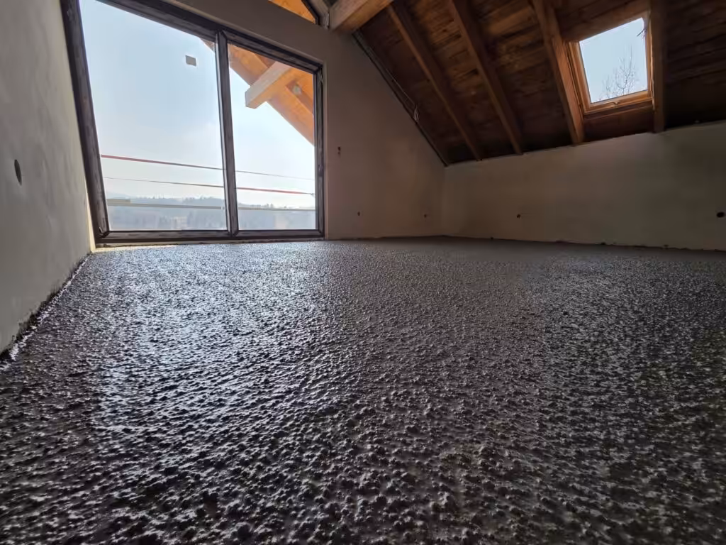 Wykonanie wylewki styrobetonowej — zdjęcie 2